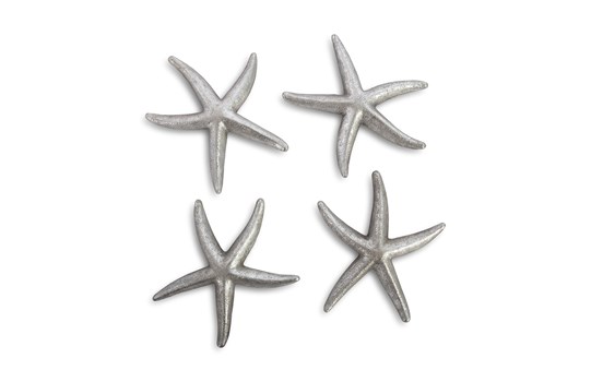 Small Starfish with Silver Leaf Small Starfish with Silver Leaf