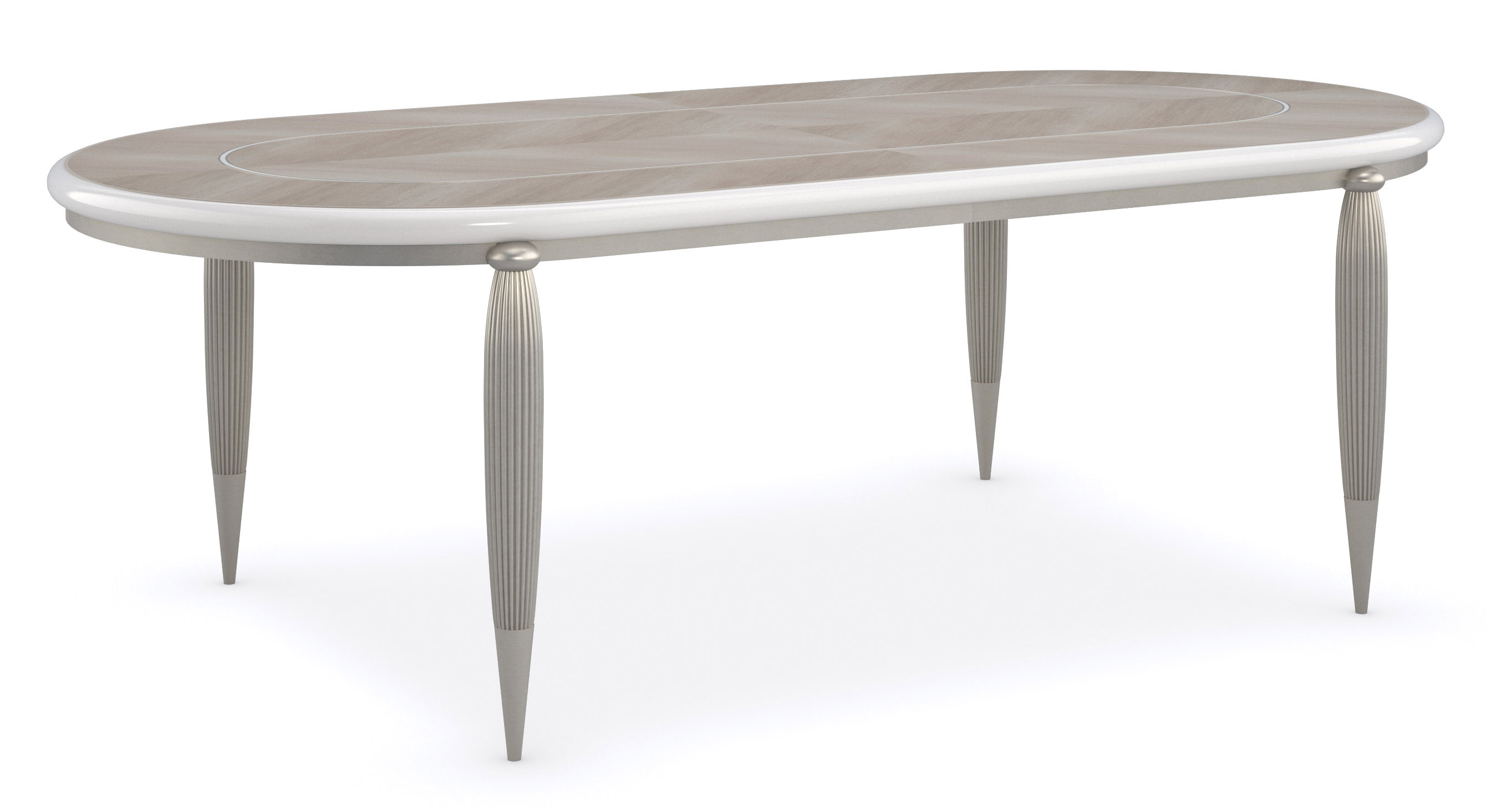 caracole oval dining table