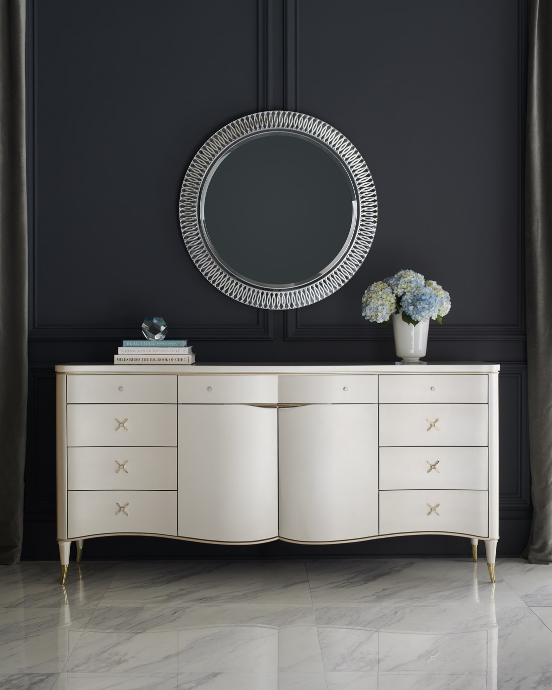 Streamline Rounded Edge Wall Mirror - 24W x 36H