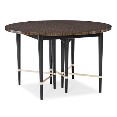 Caracole Top Brass Dining Table - 48