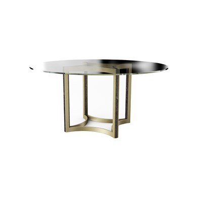 Dining Tables Caracole, 70 Inch Round Glass Dining Table