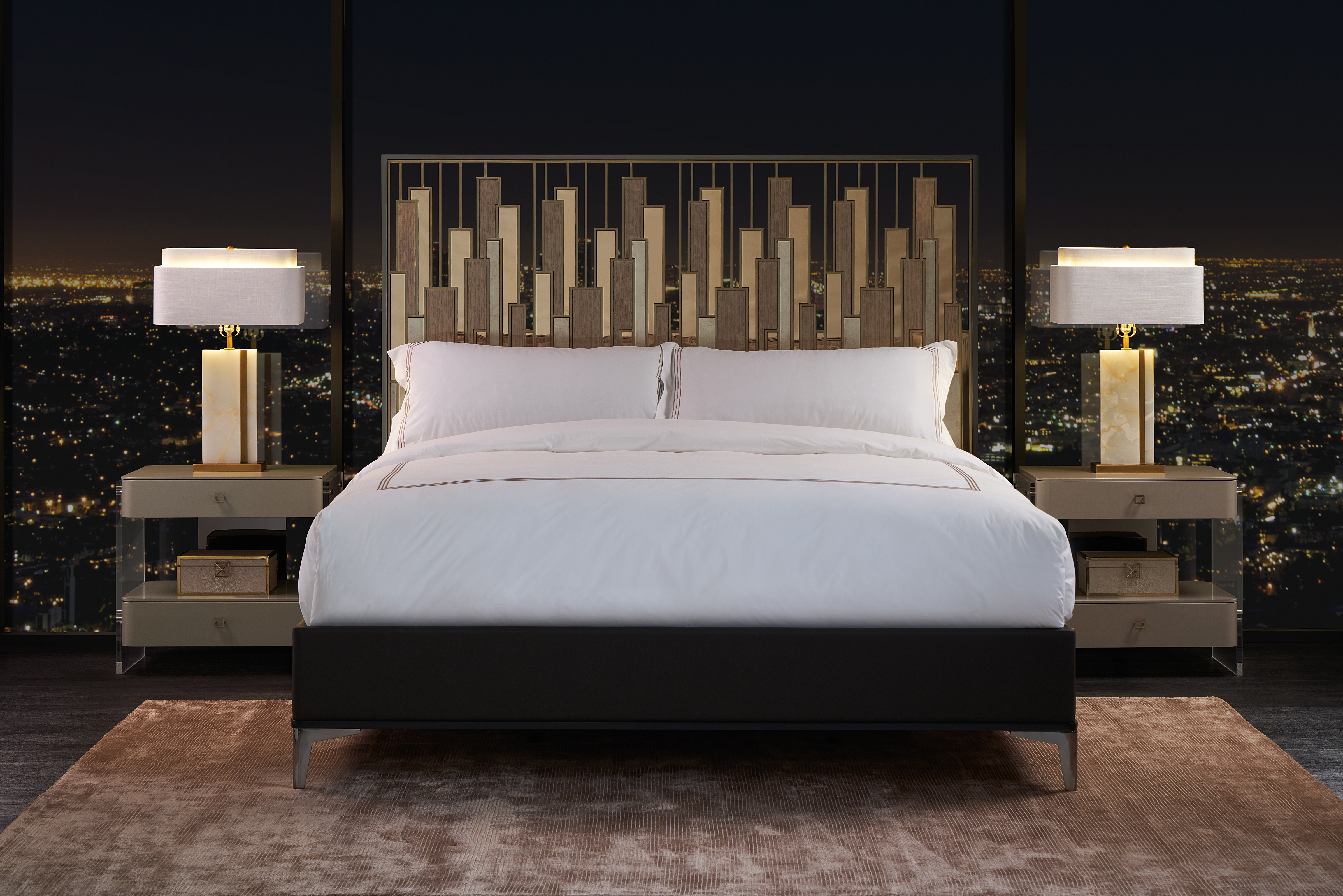 Cityscape King Bed | Caracole