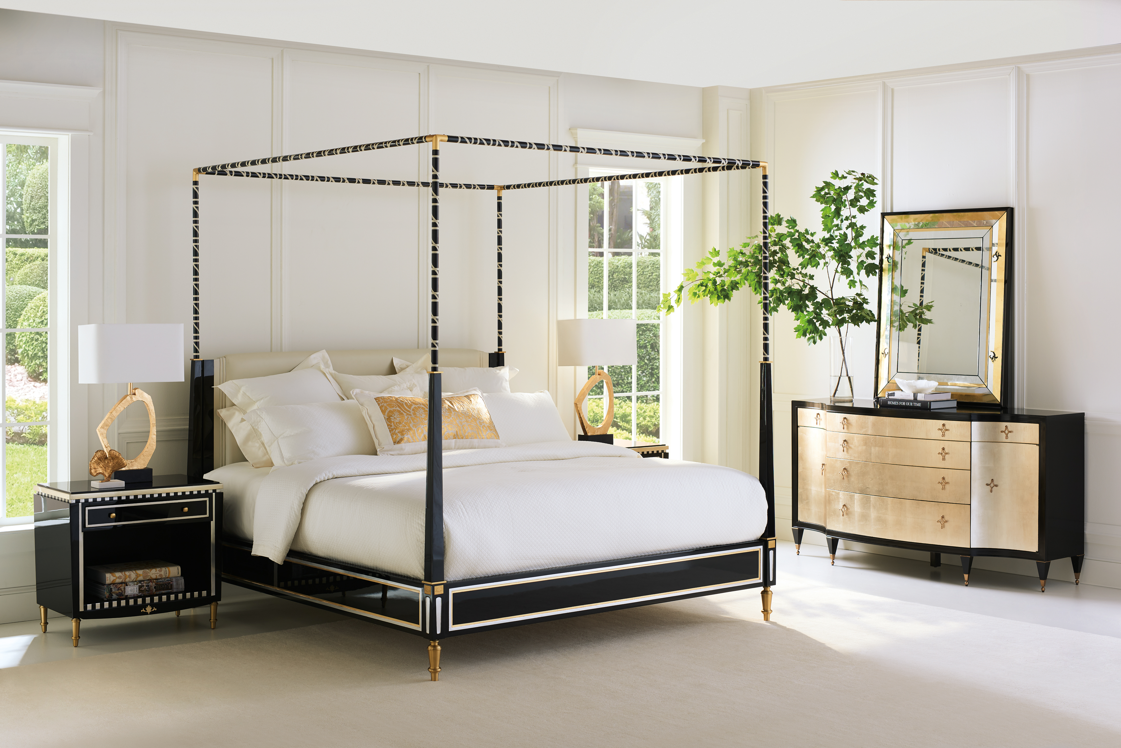 The Couturier Canopy Bed - King | Caracole