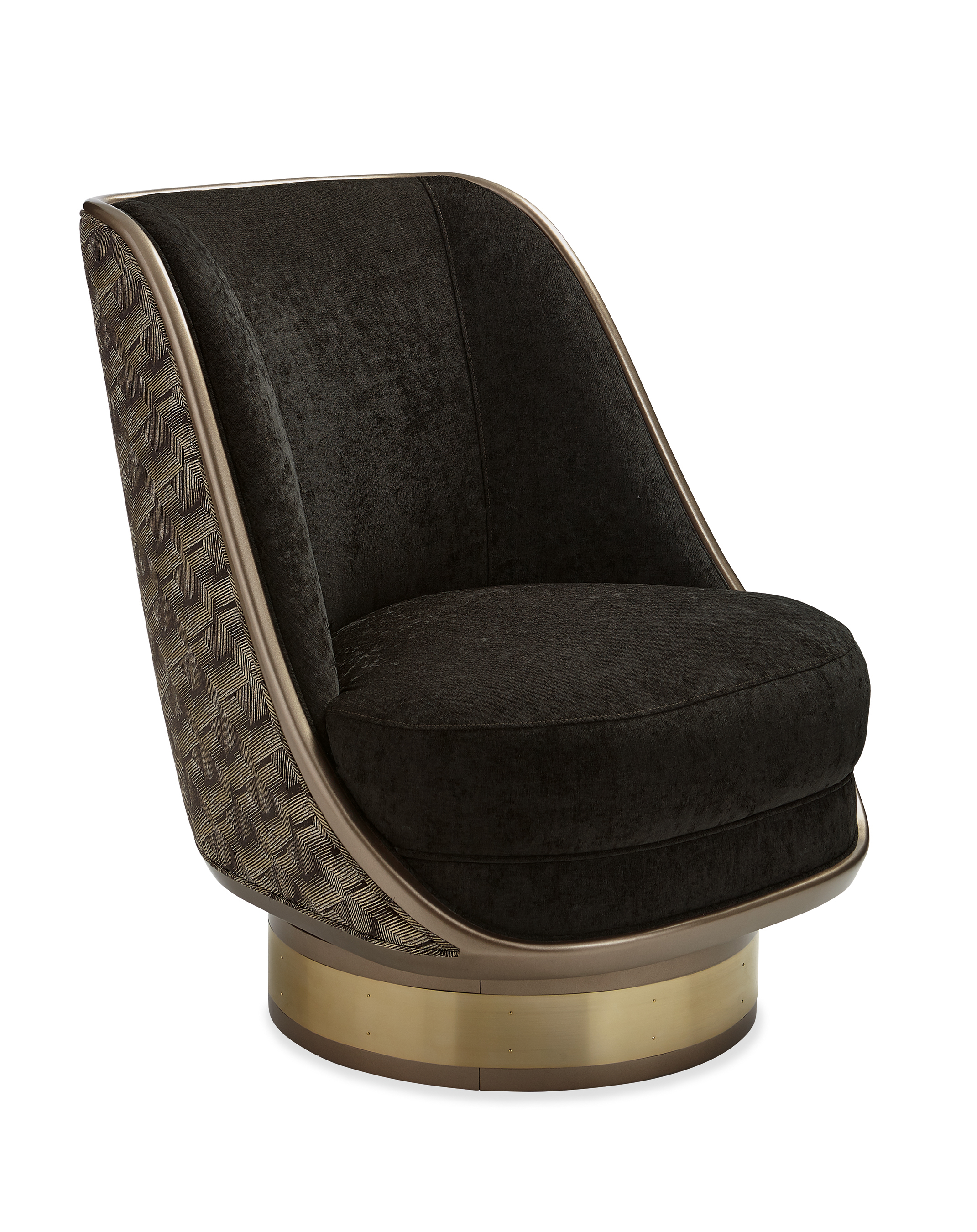 caracole swivel chair