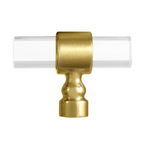 Brass & Lucite Pull