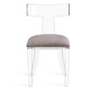 Tristan Acrylic Klismos Side Chair