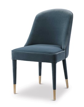 Brie Blue Armless Chair Brie Blue Armless Chair