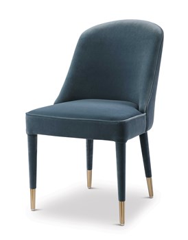 Brie Blue Armless Chair