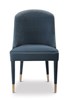 Brie Blue Armless Chair