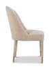 Brie Champagne Armless Chair