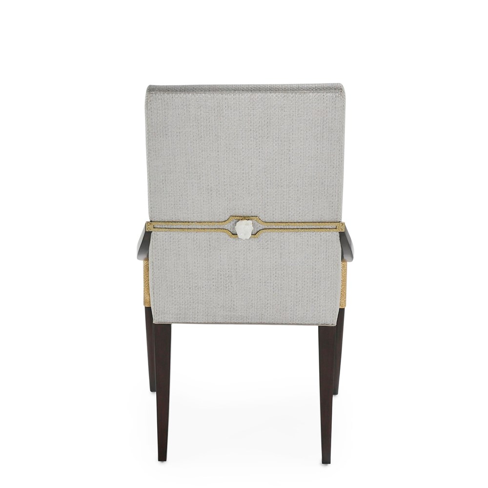 Savona Arm Chair - Precious Metal Pewter