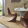 Briette Dining Chair - Brown Leather