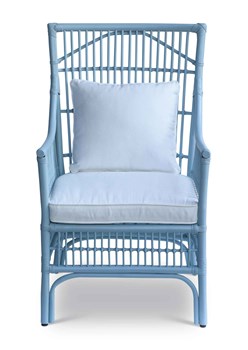 Winston II Rattan Arm Chair - Blue