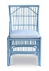 Winston II Rattan Side Chair - Blue