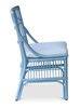 Winston II Rattan Side Chair - Blue