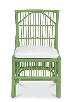 Winston II Rattan Side Chair - Green