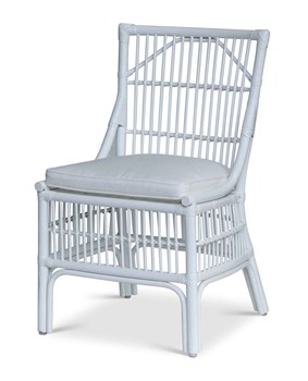 Winston II Rattan Side Chair - White