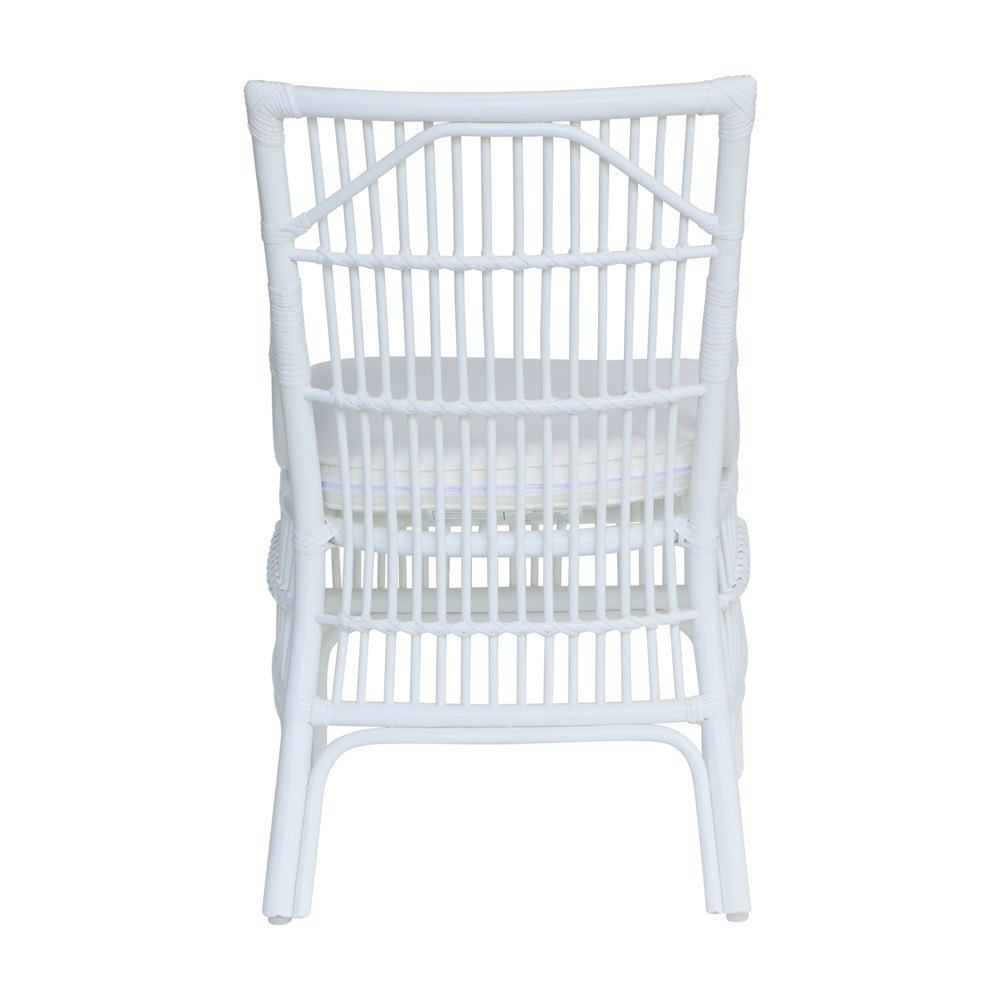 Winston II Rattan Side Chair - White