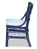 Winston II Rattan Side Chair - Navy