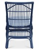 Winston II Rattan Side Chair - Navy