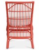 Winston II Rattan Side Chair - Coral