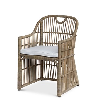 Lawson Rattan Arm Chair - Natural