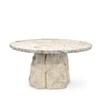 Camilla Fossil Clam Round Dining Table