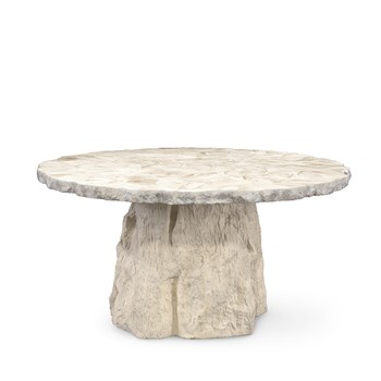 Camilla Fossil Clam Round Dining Table