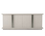 Carino Two Drawer Nightstand - Frost
