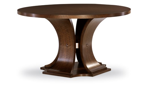 Sanford Round Dining Table - Brunette