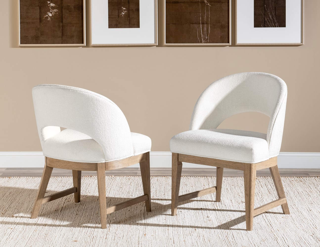 Melrose Upholstered Barrel Back Arm Chair