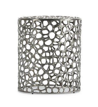 Coral Dining Table Base Only - Antique Nickel