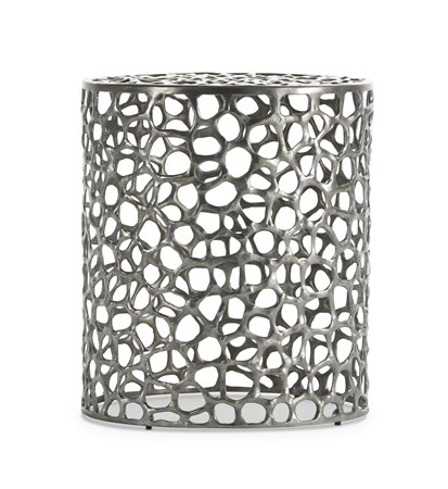 Coral Dining Table Base Only - Antique Nickel
