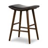 Union Counter Stool - Black Leather