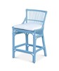 Winston II Rattan Counter Stool - Blue