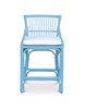 Winston II Rattan Counter Stool - Blue