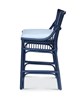 Winston II Rattan Counter Stool - Navy