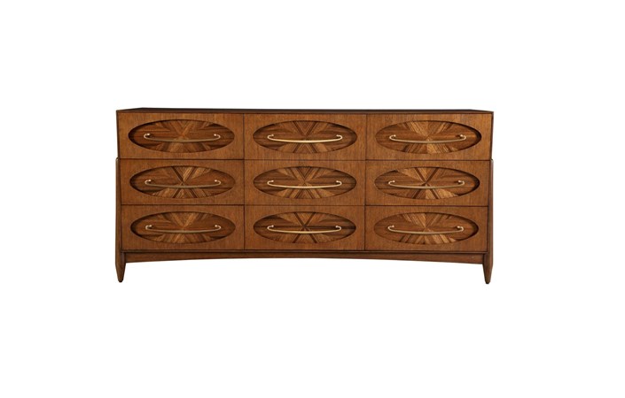 Tiger Eye 6 Drawer Dresser