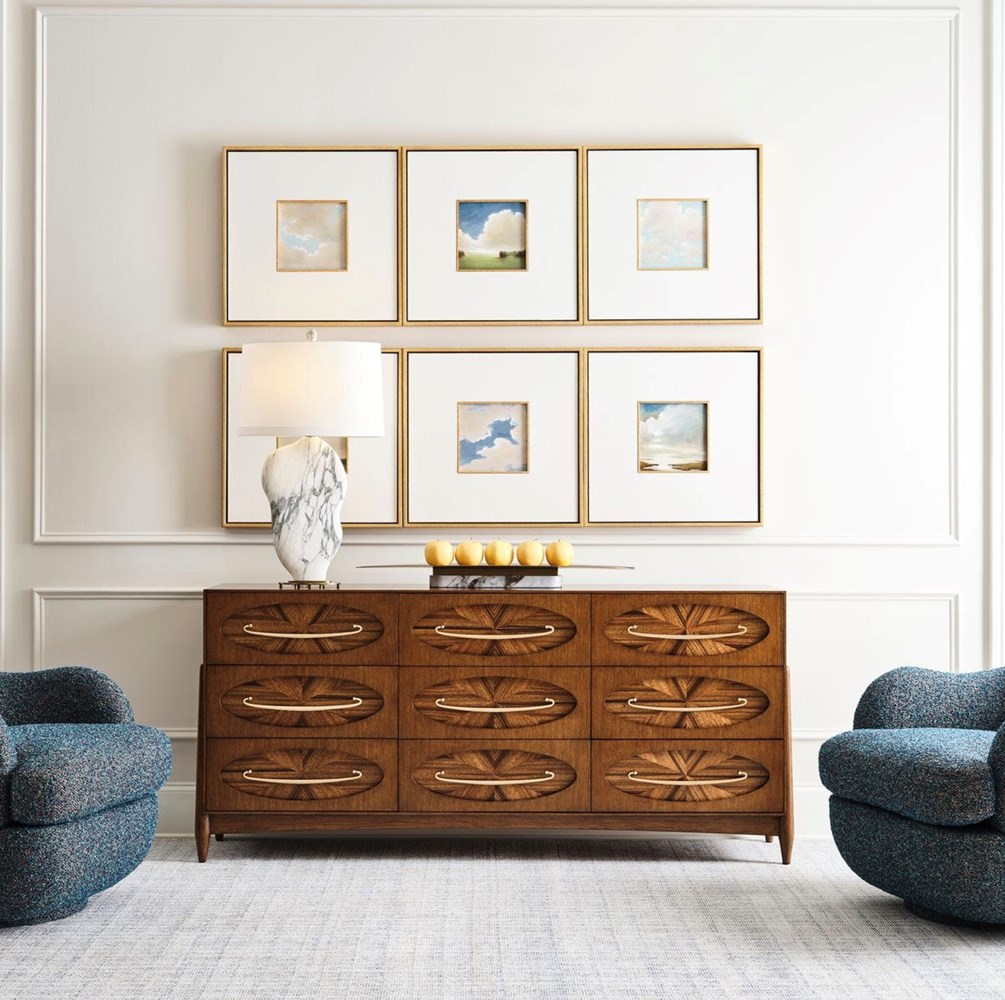 Tiger Eye 6 Drawer Dresser