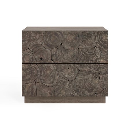 Calavaras Nightstand - Smoked Truffle