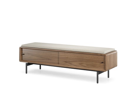 Linq Storage Bench - Natural Walnut/Almond