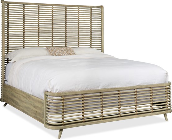 Surfrider King Rattan Bed
