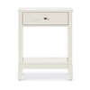 Cheryl One Drawer Nightstand - White