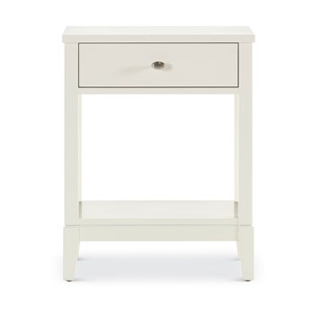 Cheryl One Drawer Nightstand - White