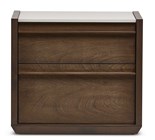 Clark 2 Nightstand With Open Shelf