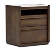 Clark 2 Nightstand With Open Shelf