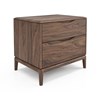 River Nightstand with Two Drawers