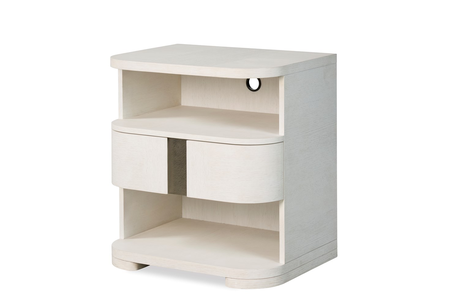Carino Single Drawer Nightstand - Frost