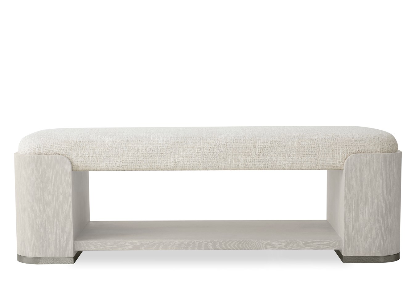 Carino Upholstered Bench - Frost