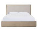 Carino King Upholstered Bed - Sand Cerused
